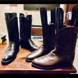 Lot: Two pairs of 11EE Tecovas! Cartwrights and Earls